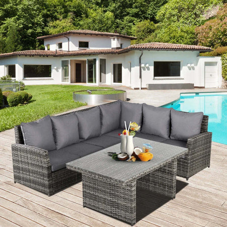 Salotto-da-Giardino-Set-3-Pz-con-2-Divani-da-Esterno-e-1-Tavolo-da-Giardino-in-Rattan-Sintetico-Grigio-860-123