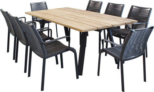 SALTUS---set-tavolo-in-alluminio-e-teak-cm-200x100x74-h-con-8-sedute-Antracite-Milani-Home