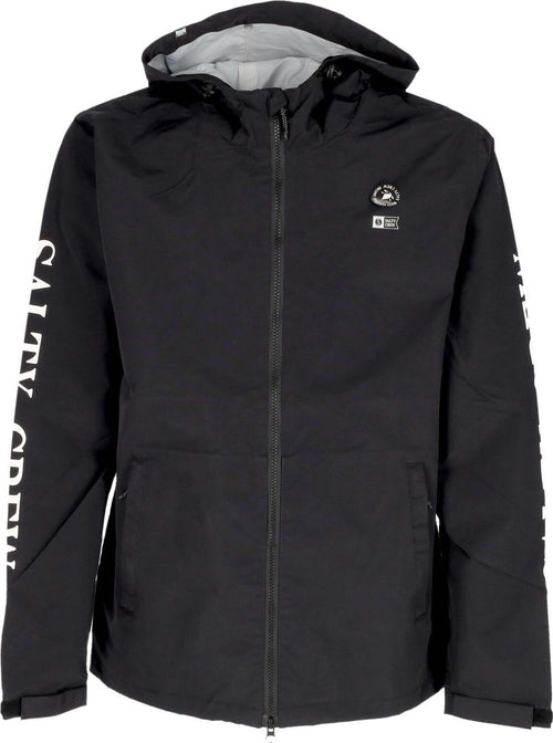 SALTY-CREW-Giacca-a-Vento-Uomo-Pinnacle-Jacket-Black-da-uomo