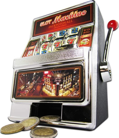 Salvadanaio A Forma Di Slot Machine Per Ritirare I Soldi Devi Vincere Il Jackpot Casa e cucina/Decorazioni per interni/Decorazioni cameretta ragazzi/Salvadanai Trade Shop italia - Napoli, Commerciovirtuoso.it