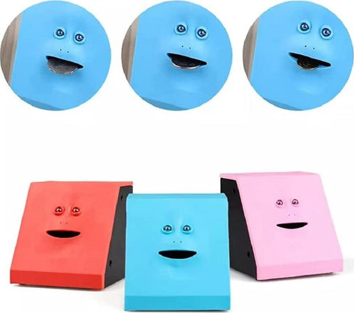 Salvadanaio Dinamico A Forma Di Viso In Plastica Induzione Elettrica Divertente Casa e cucina/Decorazioni per interni/Decorazioni cameretta ragazzi/Salvadanai Trade Shop italia - Napoli, Commerciovirtuoso.it