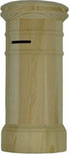 Salvadanaio-Forma-Torre-Tappo-In-Gomma-Decoupage-Monete-Banconote-Idea-Regalo