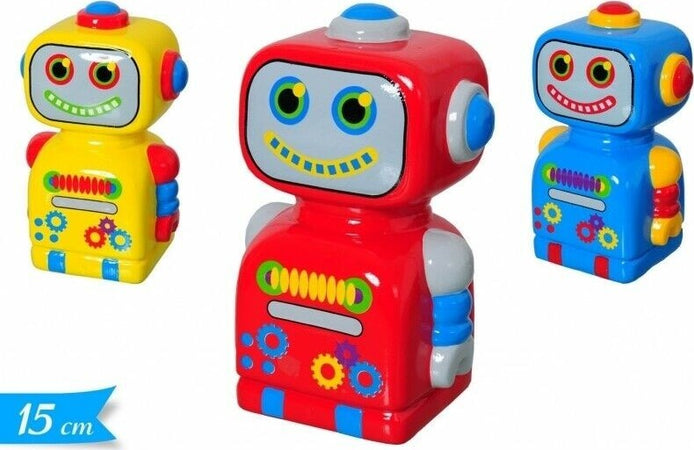 Salvadanaio Robot 15cm In Ceramica Monete Porta Soldi Casa e cucina/Decorazioni per interni/Salvadanai decorativi Trade Shop italia - Napoli, Commerciovirtuoso.it