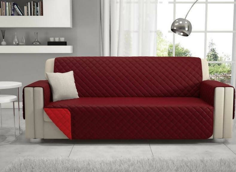 Salvadivano copridivano kron by tessier in tessuto trapuntato