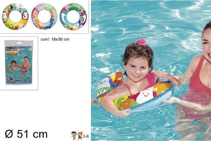 Salvagente Avventure Marine Gonfiabile 51cm Piscina Bambini Estate 36113 3colori Giochi e giocattoli/Sport e giochi all'aperto/Giochi aquatici e piscine per bambini/Canotti e gonfiabili galleggianti Trade Shop italia - Napoli, Commerciovirtuoso.it