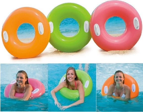 Salvagente Ciambella Gonfiabile Con Maniglie Mare Piscina 76cm Vari Colori 59258 Giochi e giocattoli/Sport e giochi all'aperto/Giochi aquatici e piscine per bambini/Canotti e gonfiabili galleggianti Trade Shop italia - Napoli, Commerciovirtuoso.it