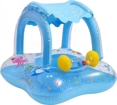 Salvagente Con Cappottina 90x70cm Canotto Gonfiabile Canoa Bambini Azzurro Giocattoli e infanzia > Piscine > Canotti e Gonfiabili Trade Shop italia - Napoli, Commerciovirtuoso.it