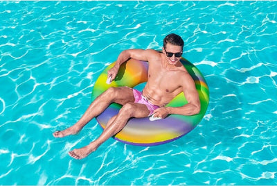 Salvagente Fashion Rainbow Stampa Multicolore 119 Cm Con Maniglie Piscina 36352 Giochi e giocattoli/Sport e giochi all'aperto/Giochi aquatici e piscine per bambini/Canotti e gonfiabili galleggianti Trade Shop italia - Napoli, Commerciovirtuoso.it