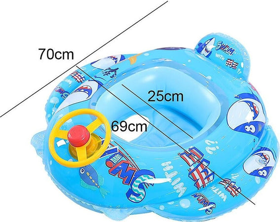 Salvagente Gonfiabile Bambini Mare Con Mutandina E Schienale 70 Cm Squalo Blu Canotti e Gonfiabili Trade Shop italia - Napoli, Commerciovirtuoso.it