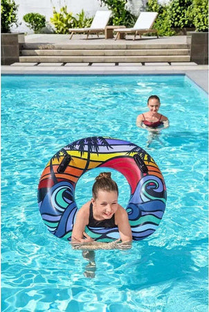 Salvagente Gonfiabile Con Maniglie Palme Tropicali 91cm 2 Colori Assortiti 36350 Giochi e giocattoli/Sport e giochi all'aperto/Giochi aquatici e piscine per bambini/Canotti e gonfiabili galleggianti Trade Shop italia - Napoli, Commerciovirtuoso.it