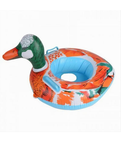 Salvagente Gonfiabile Mutandina Per Bambini A Forma D'anatra Con Maniglie Piscina