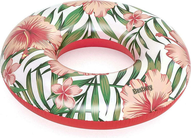 Salvagente Palme Tropicali Floreali 119cm Ciambella Gonfiabile Mare Piscina 3623 Giochi e giocattoli/Sport e giochi all'aperto/Giochi aquatici e piscine per bambini/Canotti e gonfiabili galleggianti Trade Shop italia - Napoli, Commerciovirtuoso.it