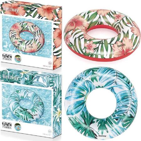 Salvagente Palme Tropicali Floreali 119cm Ciambella Gonfiabile Mare Piscina 3623 Giochi e giocattoli/Sport e giochi all'aperto/Giochi aquatici e piscine per bambini/Canotti e gonfiabili galleggianti Trade Shop italia - Napoli, Commerciovirtuoso.it