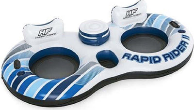 Salvagente Poltrona Gonfiabile Galleggiante Rapid Rider 2 Posti 251x132 Cm 43113 Giochi e giocattoli/Sport e giochi all'aperto/Giochi aquatici e piscine per bambini/Canotti e gonfiabili galleggianti Trade Shop italia - Napoli, Commerciovirtuoso.it