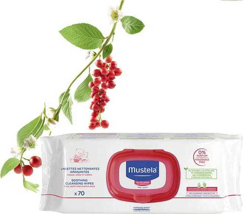 Salviette Detergenti Lenitive Mustela 70pz Prima infanzia/Cambio del pannolino/Salviettine e accessori/Salviette detergenti La Casa Del Bebè - Napoli, Commerciovirtuoso.it