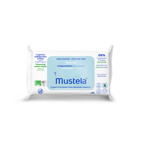 Salviette profumate compostabili Mustela 60pz