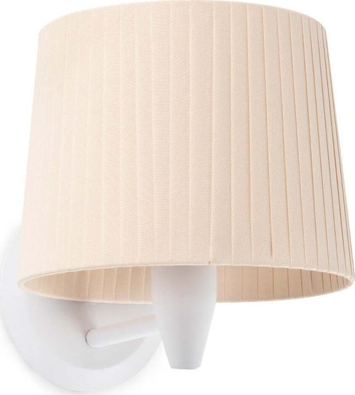 SAMBA Lampada da parete bianca/bordata beige Illuminazione/Illuminazione per interni/Illuminazioni per pareti/Applique Led Mall Home - Napoli, Commerciovirtuoso.it