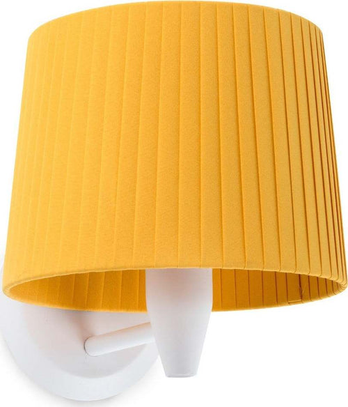 SAMBA Lampada da parete bianca/bordata giallo Illuminazione/Illuminazione per interni/Illuminazioni per pareti/Applique Led Mall Home - Napoli, Commerciovirtuoso.it
