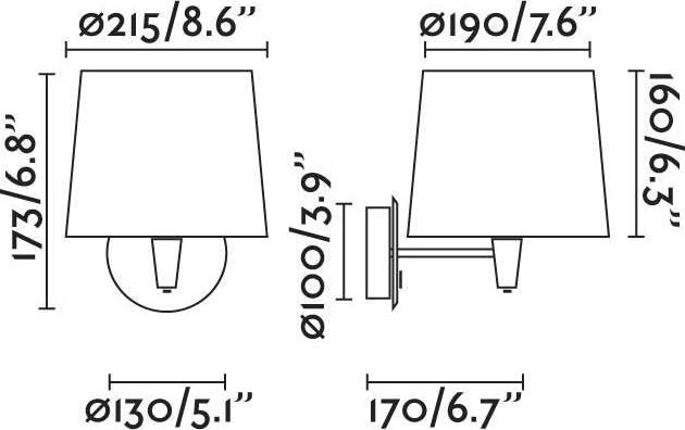 SAMBA Lampada da parete bianca/bordata giallo Illuminazione/Illuminazione per interni/Illuminazioni per pareti/Applique Led Mall Home - Napoli, Commerciovirtuoso.it