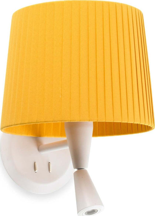 SAMBA Lampada da parete con lettore bianca/bordata giallo Illuminazione/Illuminazione per interni/Illuminazioni per pareti/Applique Led Mall Home - Napoli, Commerciovirtuoso.it