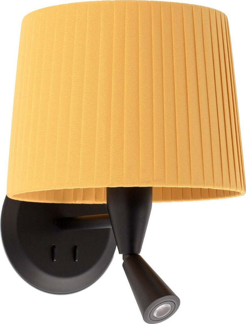 SAMBA Lampada da parete con lettore nera/bordata giallo Illuminazione/Illuminazione per interni/Illuminazioni per pareti/Applique Led Mall Home - Napoli, Commerciovirtuoso.it