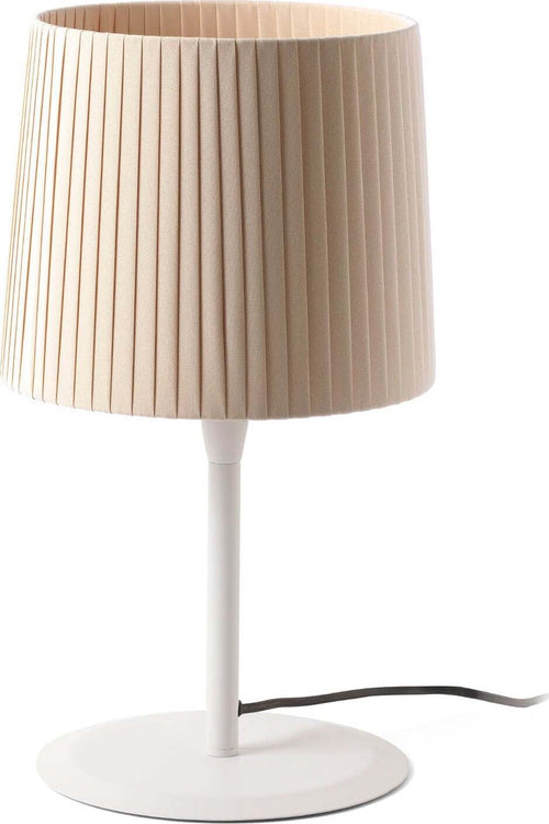 SAMBA Lampada da tavolo bianca/bordata beige Illuminazione/Illuminazione per interni/Lampade/Lampade da tavolo e abat-jour Led Mall Home - Napoli, Commerciovirtuoso.it