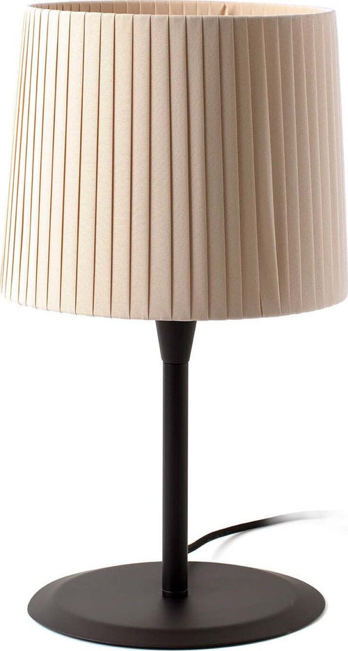 SAMBA Lampada da tavolo nera/bordata beige Illuminazione/Illuminazione per interni/Lampade/Lampade da tavolo e abat-jour Led Mall Home - Napoli, Commerciovirtuoso.it