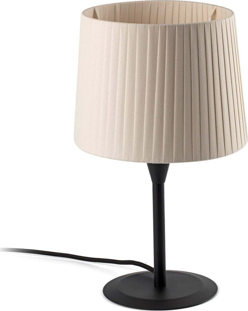 SAMBA S Mini lampada da tavolo nera/bordata beige Illuminazione/Illuminazione per interni/Lampade/Lampade da tavolo e abat-jour Led Mall Home - Napoli, Commerciovirtuoso.it