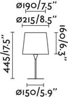 SAMBA S Mini lampada da tavolo nera/bordata beige Illuminazione/Illuminazione per interni/Lampade/Lampade da tavolo e abat-jour Led Mall Home - Napoli, Commerciovirtuoso.it