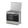Samet Ermete maxi cucina a gas con porta bombola con piano e frontali inox con forno e grill elettrico classe A
