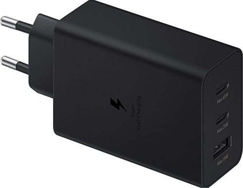Samsung-Caricabatterie-65w-Trio-Ep-t6530-Fc-Usb-c+usb-a-Black
