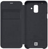 Samsung Cover Wallet Samsung Galaxy A6 Nera Custodia a Libro Samsung Galaxy A6 (2018) Nero Cover Cellulare con Porta Carte di Credito Nera