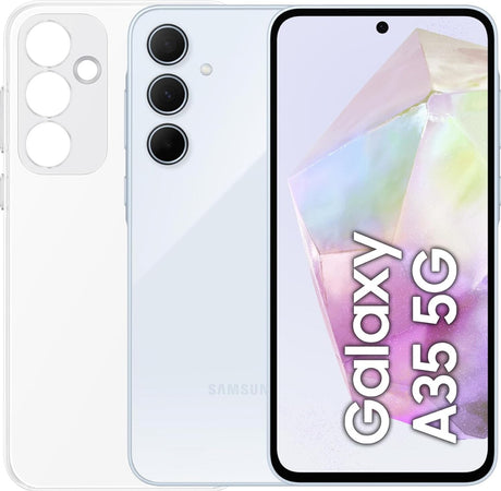 SAMSUNG-GALAXY-A35-5G-8GB-RAM-256GB-DUAL-SIM-AWESOME-ICEBLU-+-COVER-CLEAR-CASE-OMAGGIO-USATO