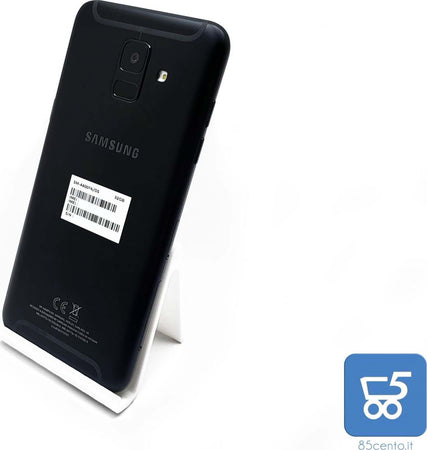 Samsung Galaxy A6 (2018) Smartphone SMA600FN Black OctaCore 1.6GHz Ram 3Gb Rom 32Gb 5.6"(1480x720) / 4G / Android 10 FingerPrint Dual Sim - Ricondizionato