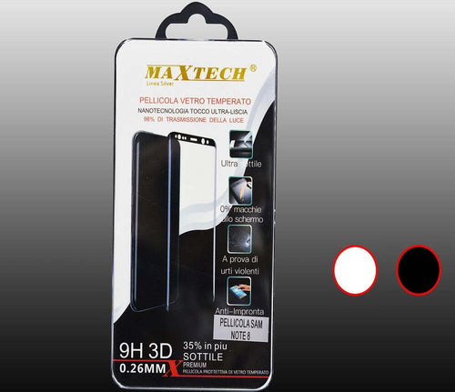 Samsung Galaxy Note 8 Vetro Temperato Pellicola Proteggi Schermo 3d Maxtech P-note8 Pellicole Protettive Trade Shop italia - Napoli, Commerciovirtuoso.it