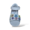 Sandali Tallonati Primi Passi Balducci Cita 6984 Bianco-Multicolor – Pelle con Velcro