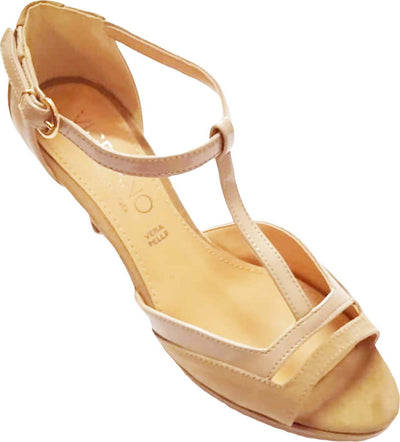 Sandali Donna Nude Tacco 6cm Sandali Estivi Made in Italy Camoscio e Vernice Scarpe Estive con Tacco Vigevano ART. 3010 ZOCCOLETTA DONNA L'Orchidea - Siderno, Commerciovirtuoso.it