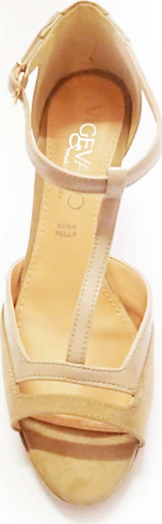 Sandali Donna Tacco A Spillo In Pelle - Stile Retrò, Suola Spessa, Taglie Grandi - 3