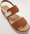 Sandali Donna Platfrom 3cm Scarpe Estive Comode Donna E Cuoio e Bianche Scarpa Estate Sandalo in Pelle ART. 572 zatteroni donna L'Orchidea - Siderno, Commerciovirtuoso.it
