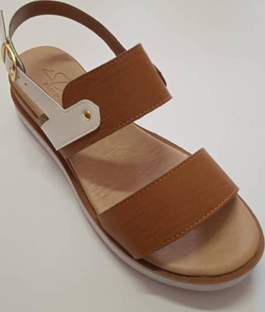 Sandali Donna Platfrom 3cm Scarpe Estive Comode Donna E Cuoio e Bianche Scarpa Estate Sandalo in Pelle ART. 572 zatteroni donna L'Orchidea - Siderno, Commerciovirtuoso.it