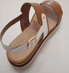 Sandali Donna Platfrom 3cm Scarpe Estive Comode Donna E Cuoio e Bianche Scarpa Estate Sandalo in Pelle ART. 572 zatteroni donna L'Orchidea - Siderno, Commerciovirtuoso.it