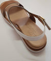 Sandali Donna Platfrom 3cm Scarpe Estive Comode Donna E Cuoio e Bianche Scarpa Estate Sandalo in Pelle ART. 572 zatteroni donna L'Orchidea - Siderno, Commerciovirtuoso.it