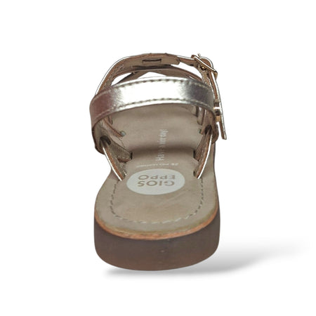 Sandali Bambina GIOSEPPO BEARSDEN 78905 – Oro Dorato in Pelle | Fibia per Cerimonia e Ogni Occasione Speciale