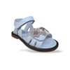 Sandali Balducci Gullit GULL1822 Bianco-Cipria Bambine – Pelle Velcro Cerimonia Made in Italy