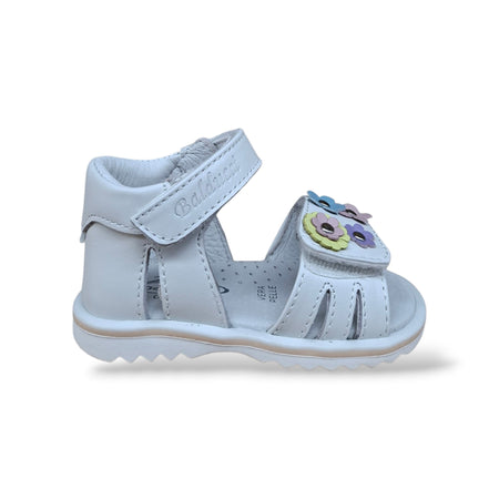 Sandali Tallonati Primi Passi Balducci Cita 6984 Bianco-Multicolor – Pelle con Velcro