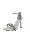 Sandalo Donna BRACCIALINI f23-white Calzature - sandali con tacco