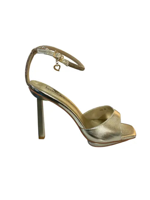Sandalo Donna BRACCIALINI f24-gold Calzature - Oro / 38 - sandali con tacco
