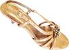 Sandalo Estivo Donna Gioiello Oro Sandali Estivi Fiori di Pietre Luminosi Brown Bridge ART. FN324-106 ZOCCOLETTA L'Orchidea - Siderno, Commerciovirtuoso.it