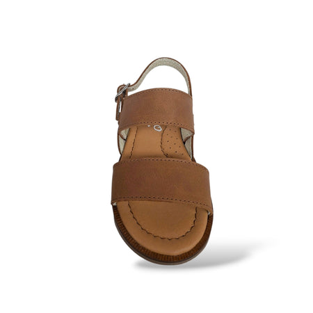 Sandalo Francescano Pelle Bambini e Ragazzi Panyno Horma B3039 Cuoio – Fibia Unisex Taglia 22-39