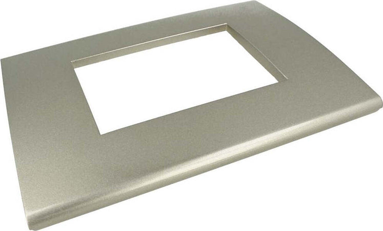 SANDASDON-Placca-Flat-Slim-Sottile-3M-Titanio-Compatibile-Con-Bticino-Axolute-Air